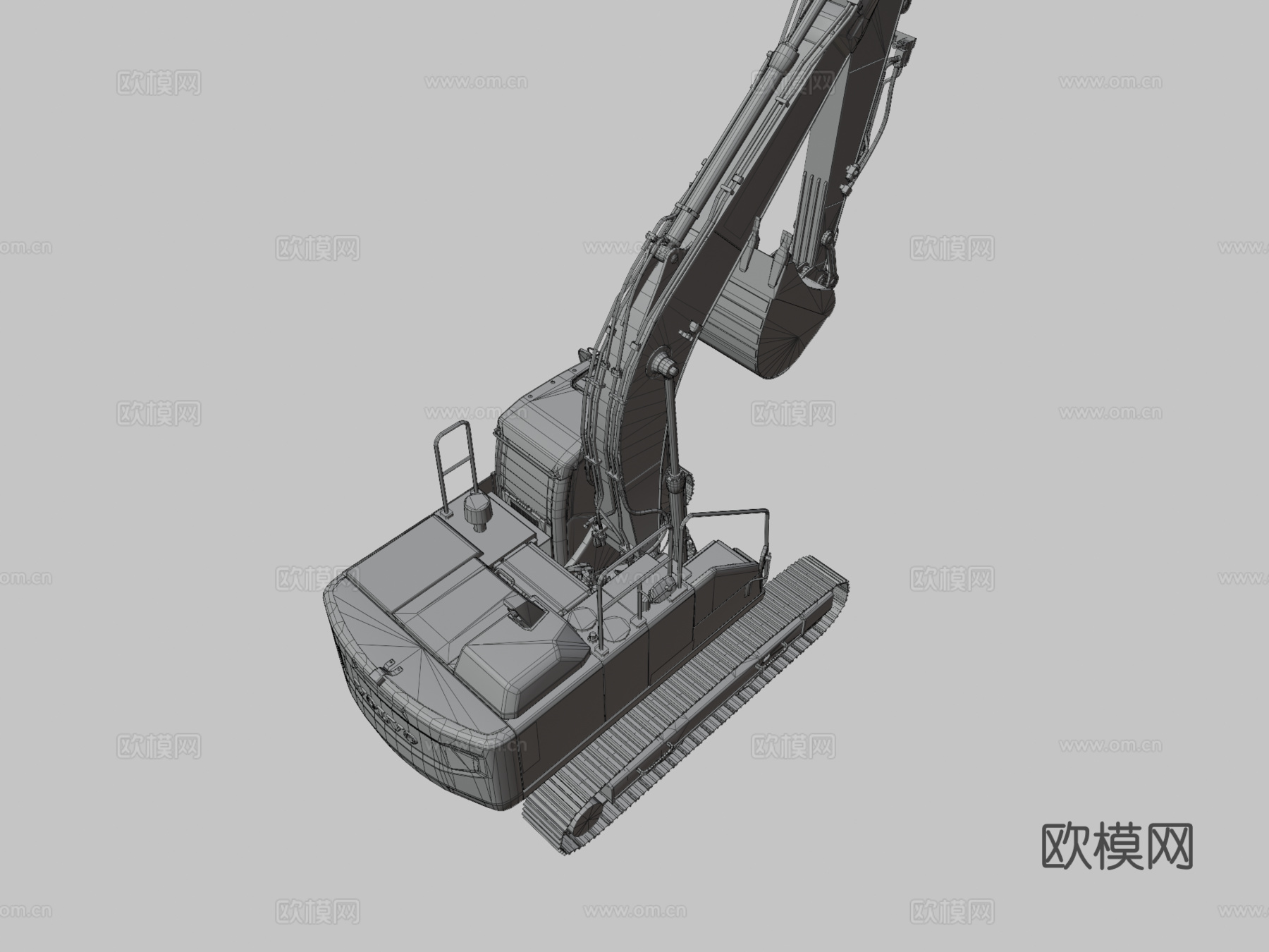 挖掘机 装载车3d模型