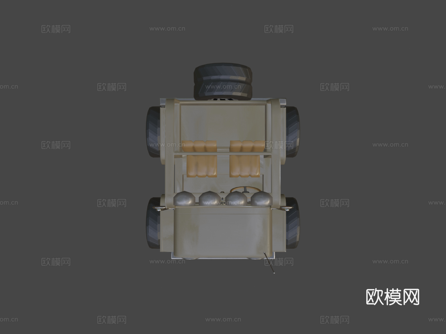 吉普卡通3d模型