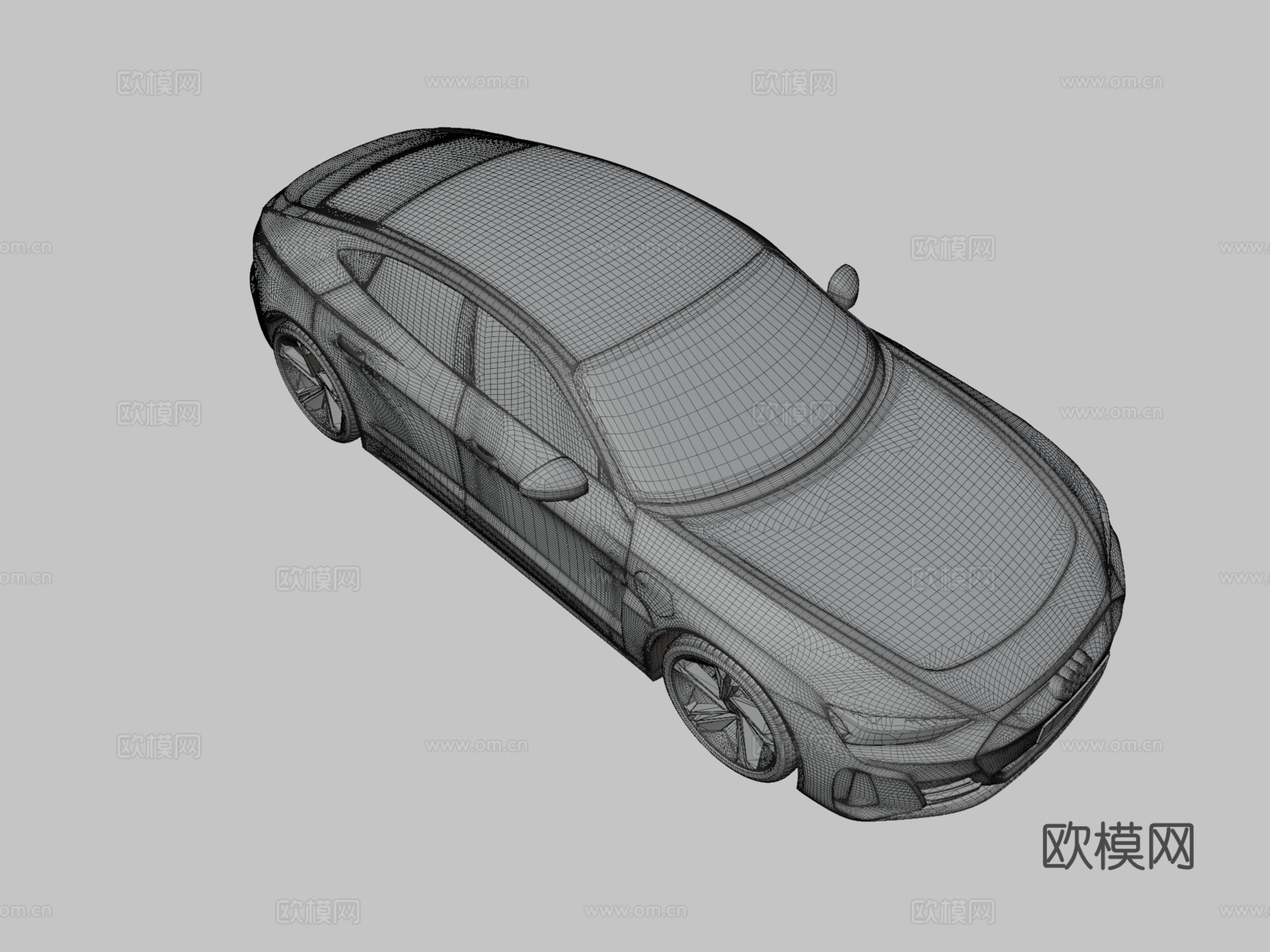 奥迪汽车3d模型