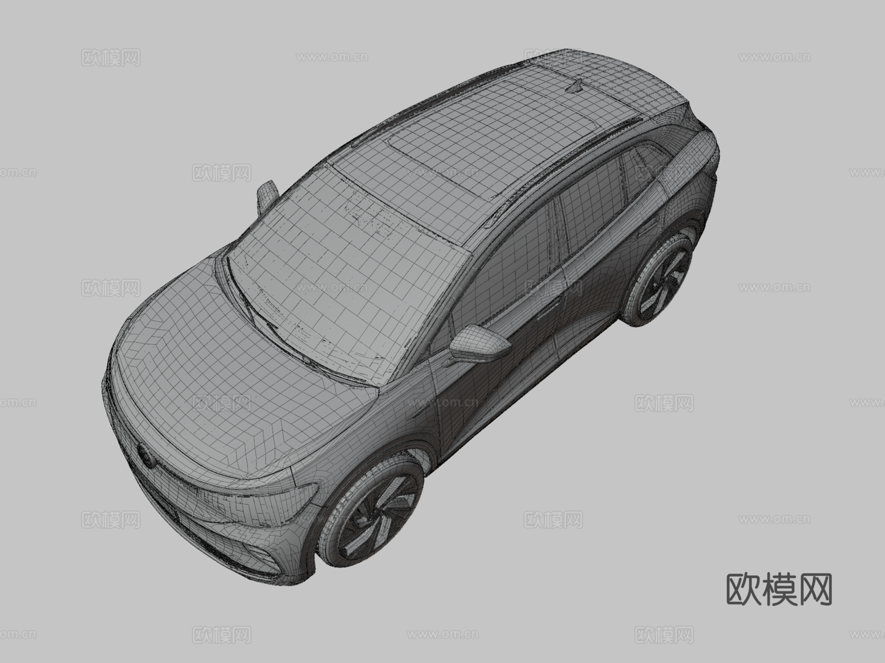 大众汽车 轿车3d模型