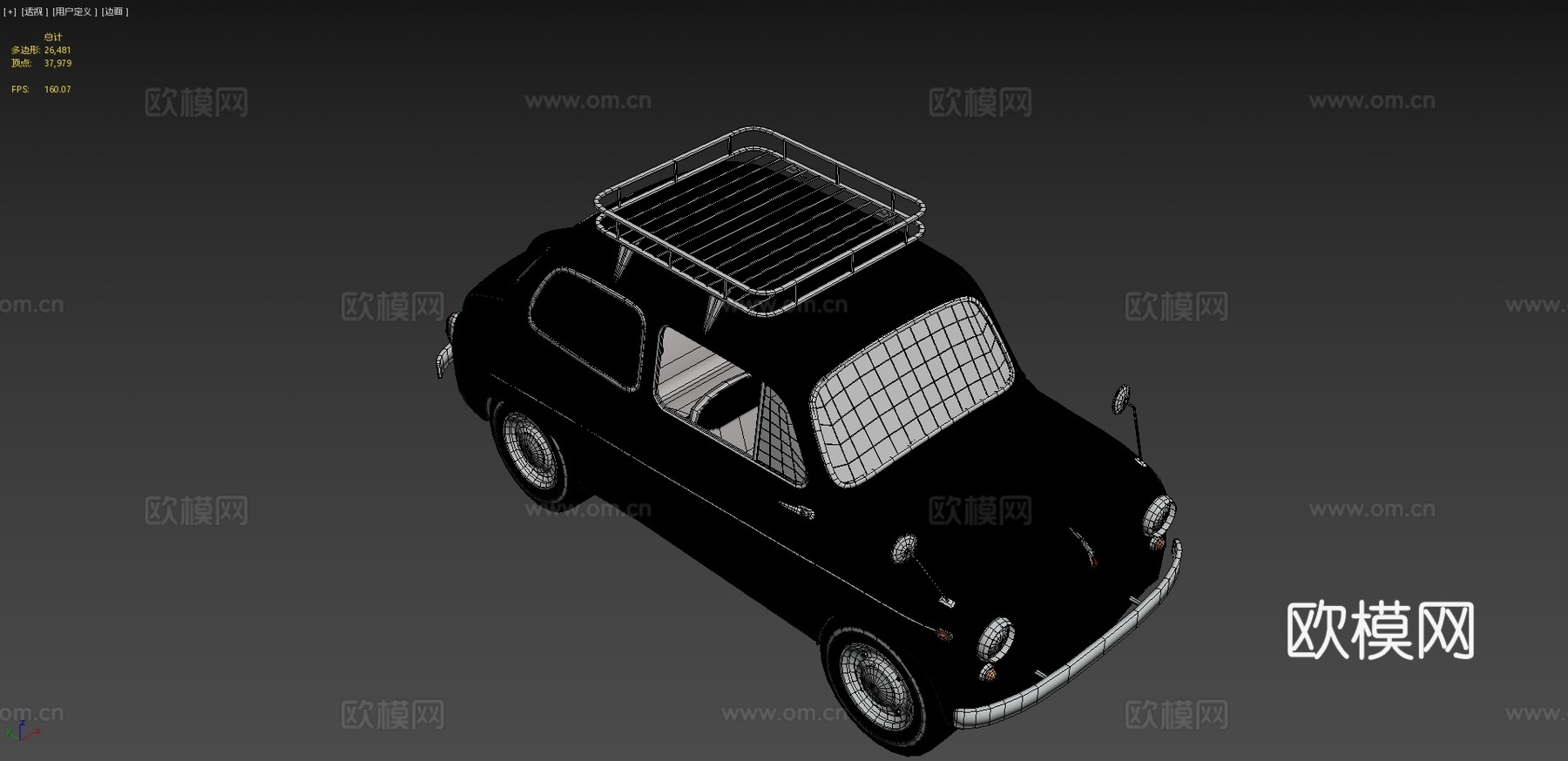 俄罗斯汽车 轿车3d模型