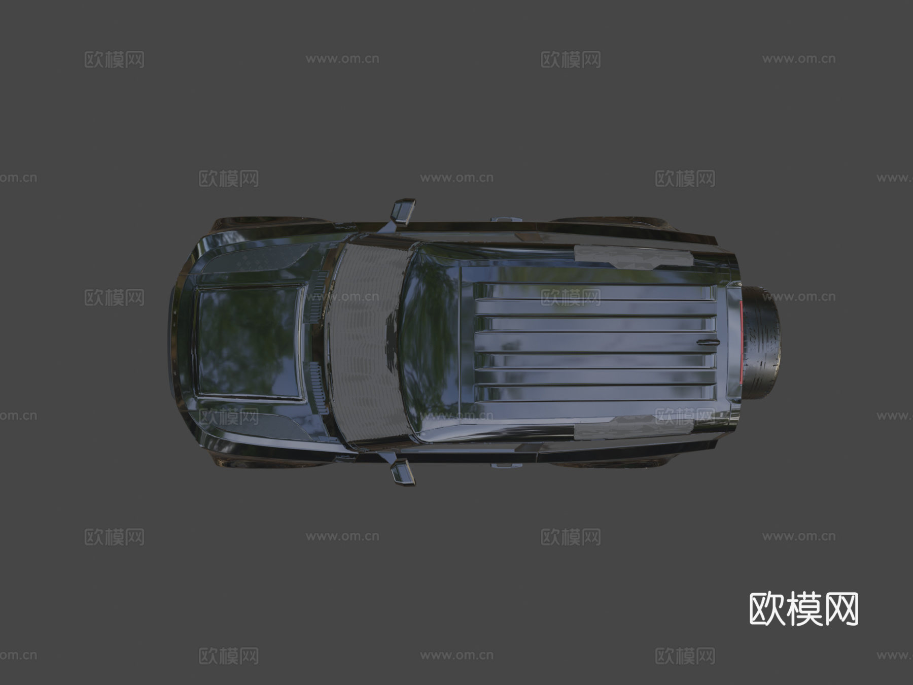 路虎卫士汽车 吉普车3d模型