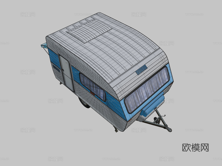 大篷车3d模型下载(渲染图2)