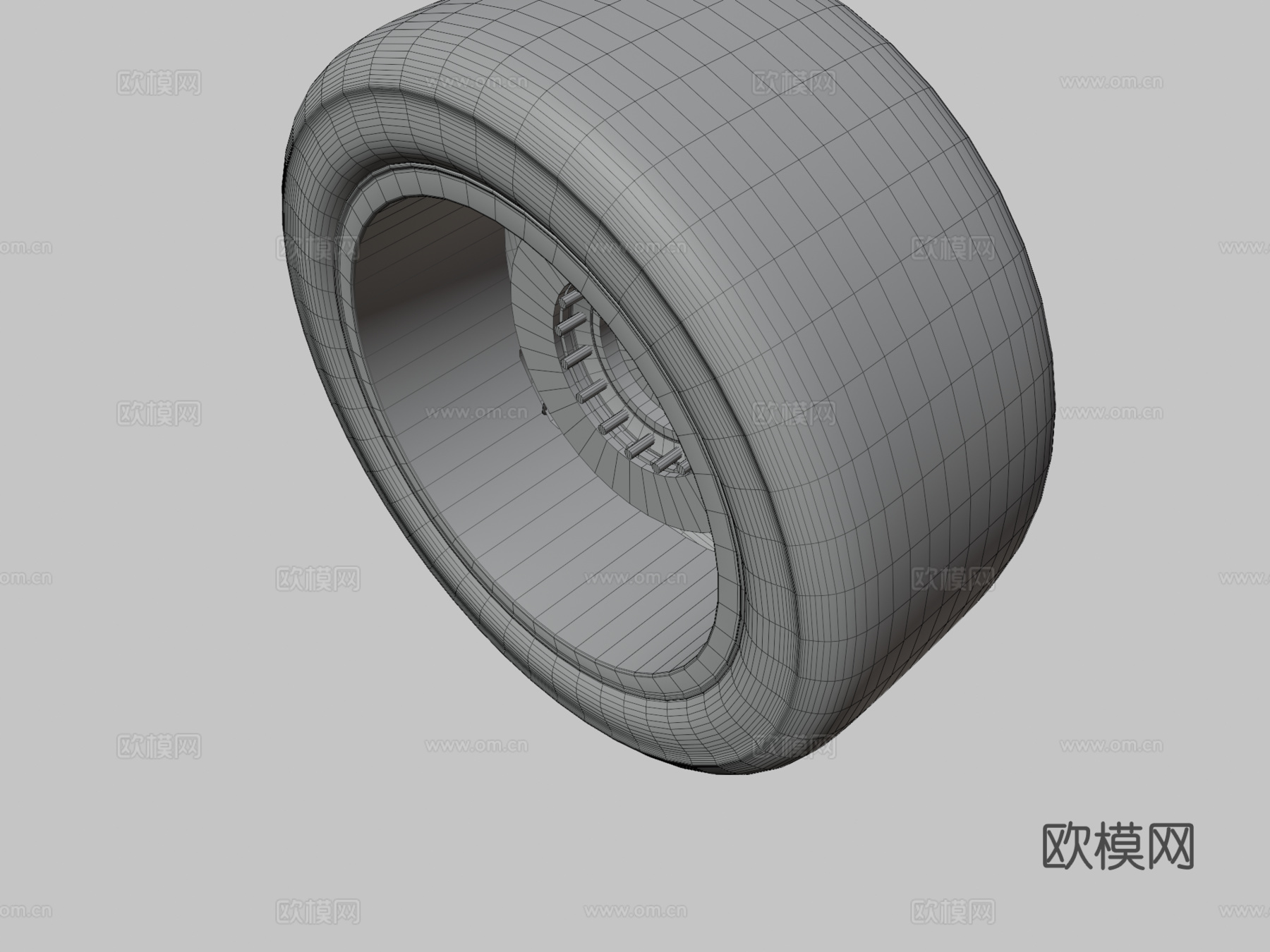 轮胎 轮毂3d模型