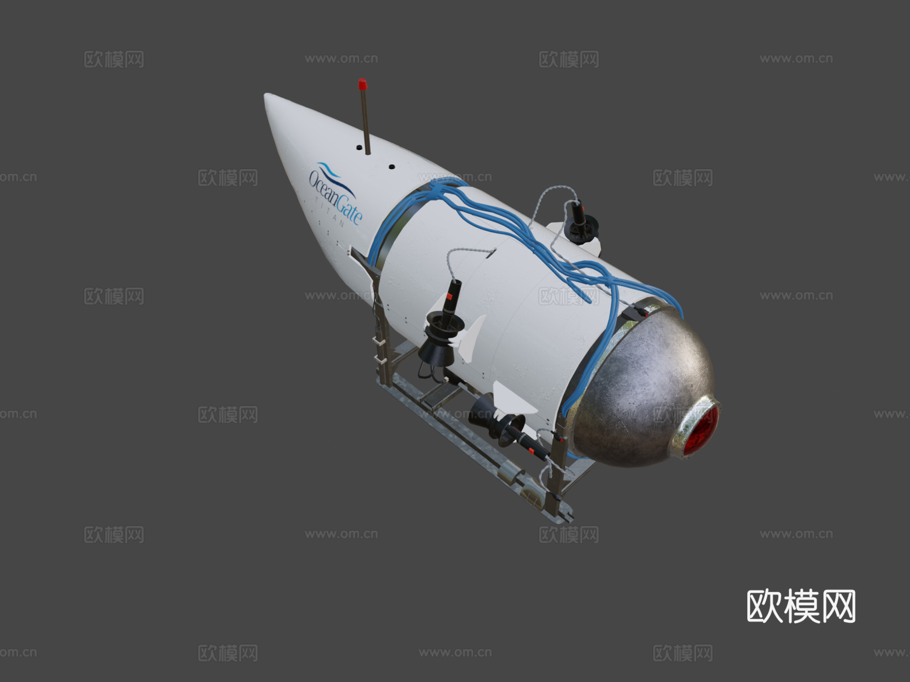 工业机械3d模型下载（渲染图8）