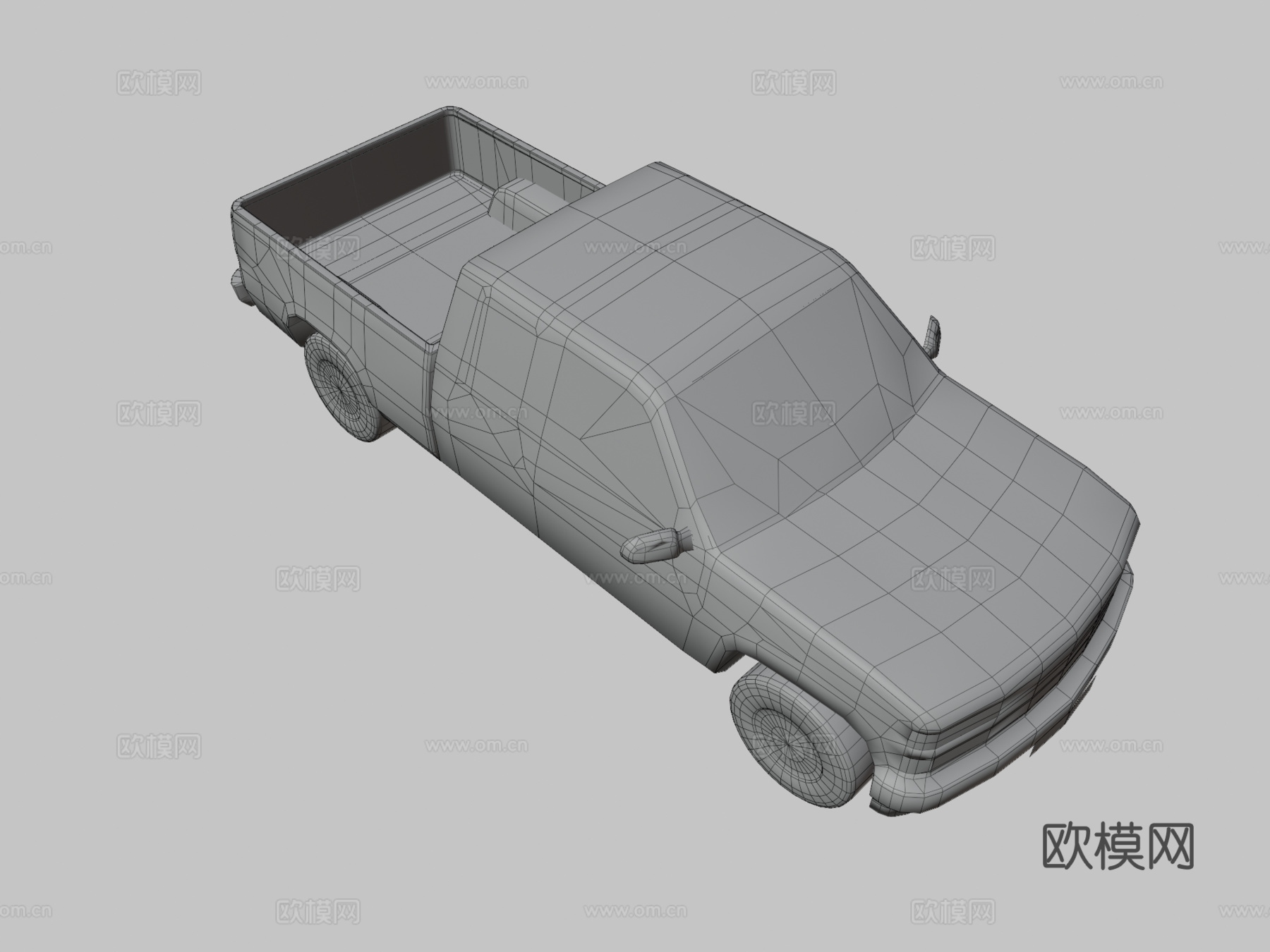 雪佛兰汽车 皮卡3d模型