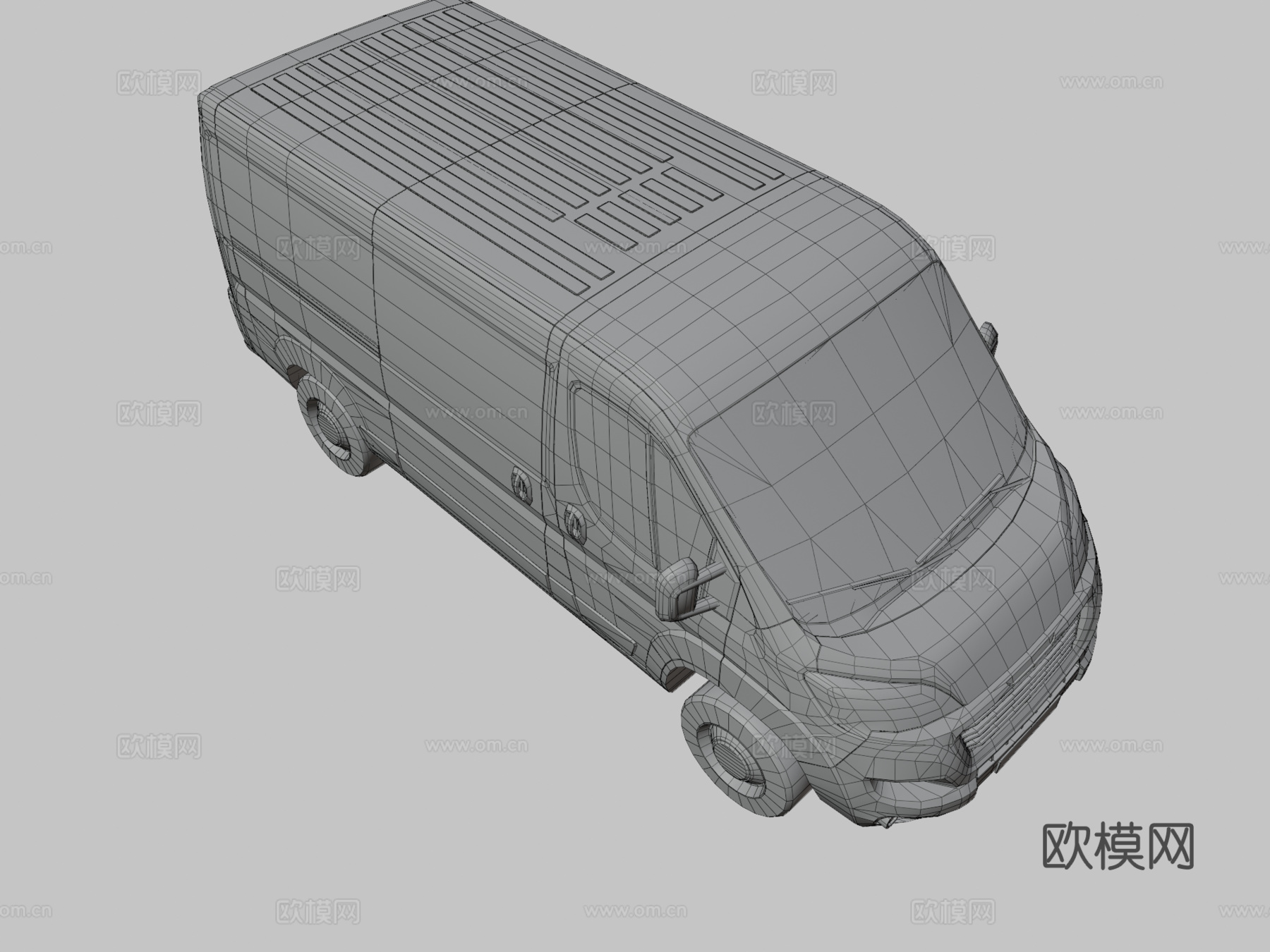 汽车 货车 联邦快递车3d模型