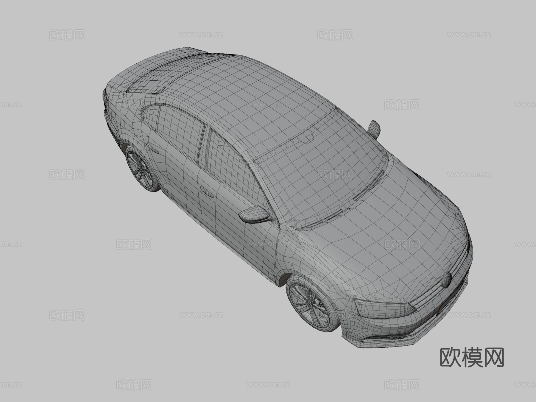 大众捷达汽车 轿车3d模型