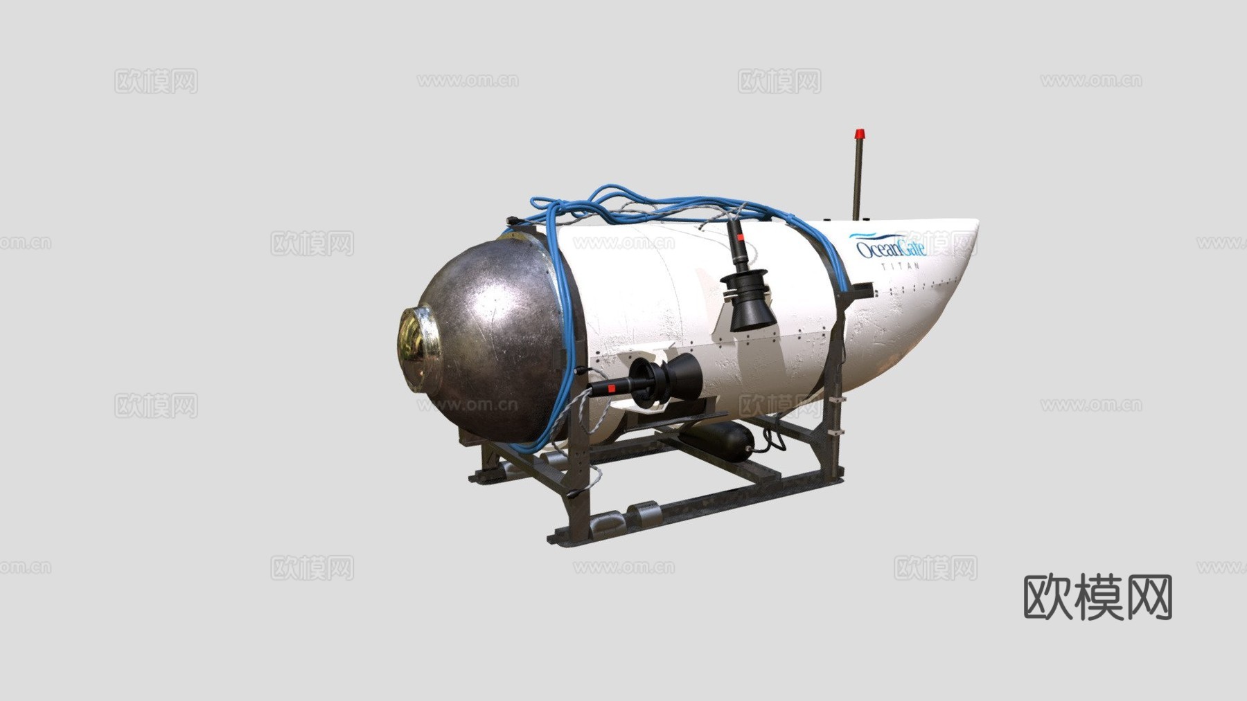 工业机械3d模型下载（渲染图1）