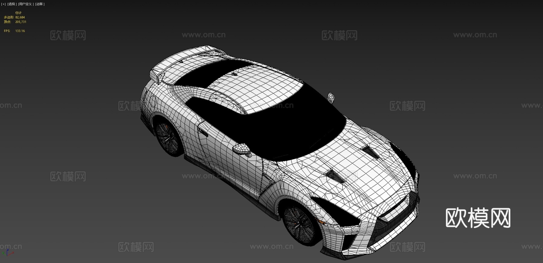 汽车 轿车 跑车3d模型