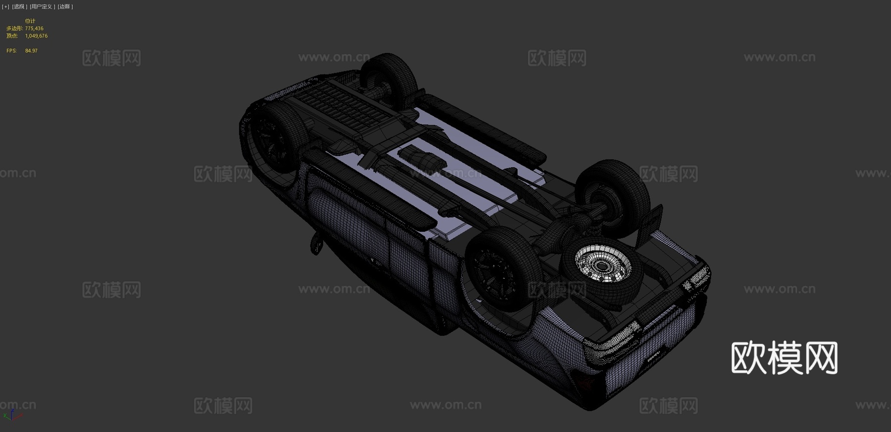 丰田汽车 皮卡车3d模型