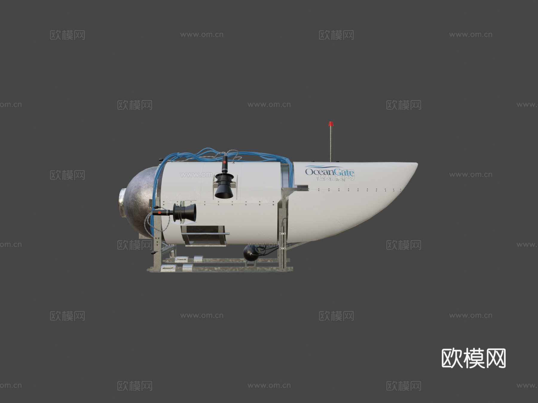 工业机械3d模型下载（渲染图6）