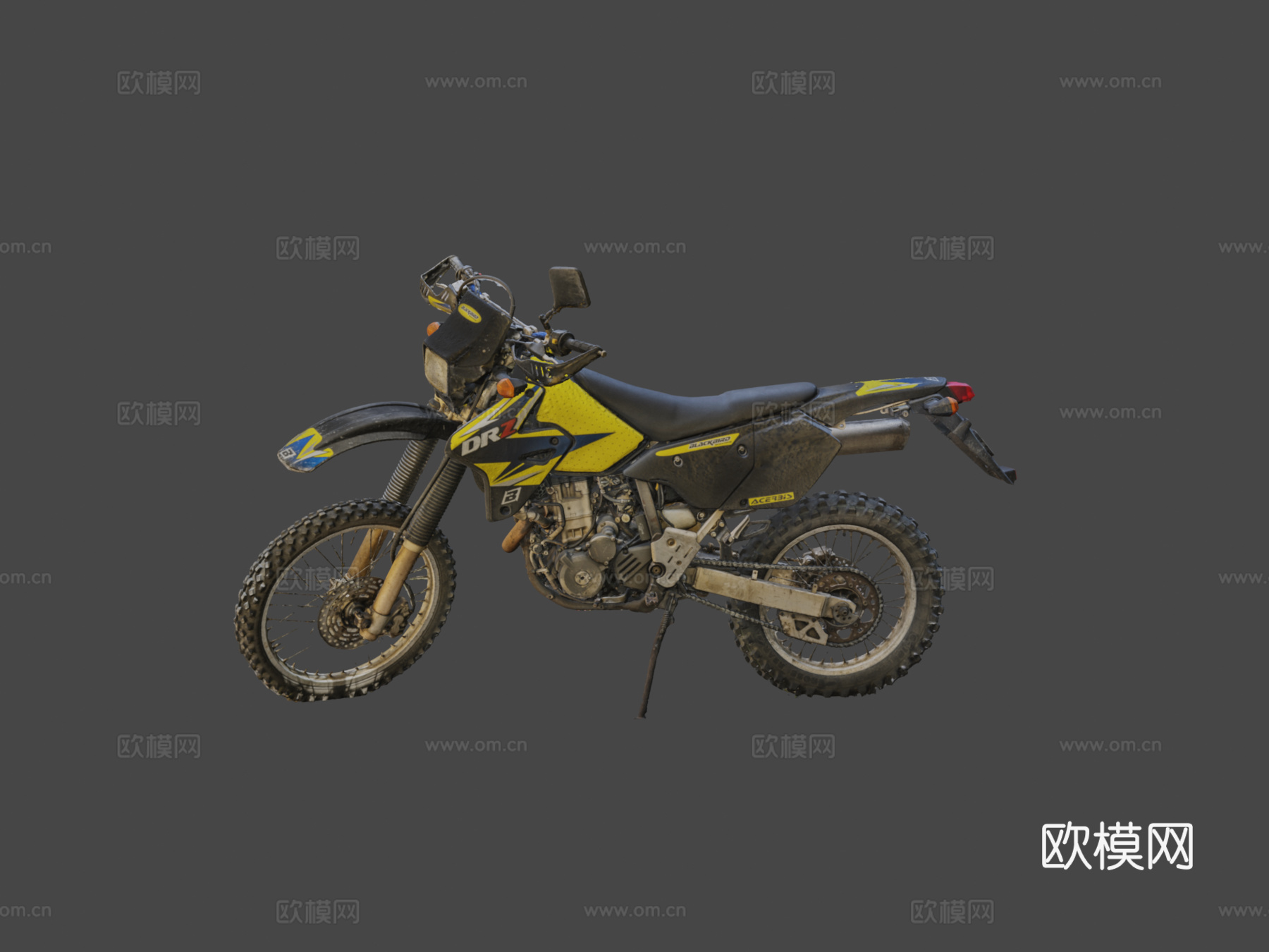 摩托车 机车3d模型下载（渲染图8）