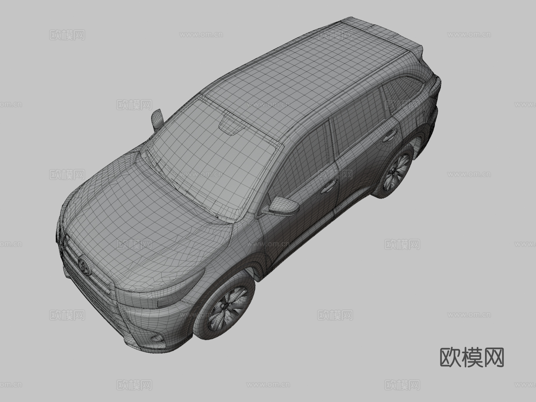 丰田汽车3d模型