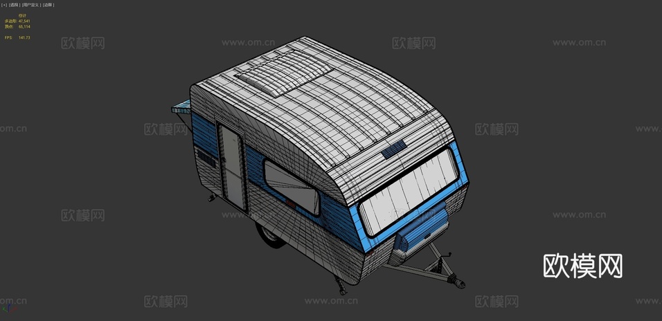 大篷车3d模型下载(渲染图4)