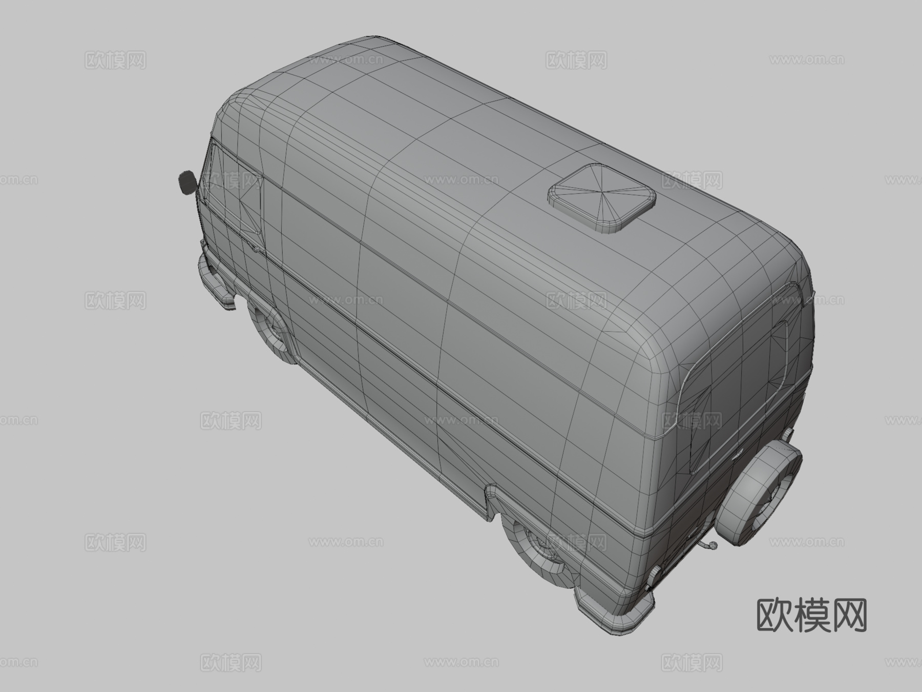 雷诺汽车 货车3d模型