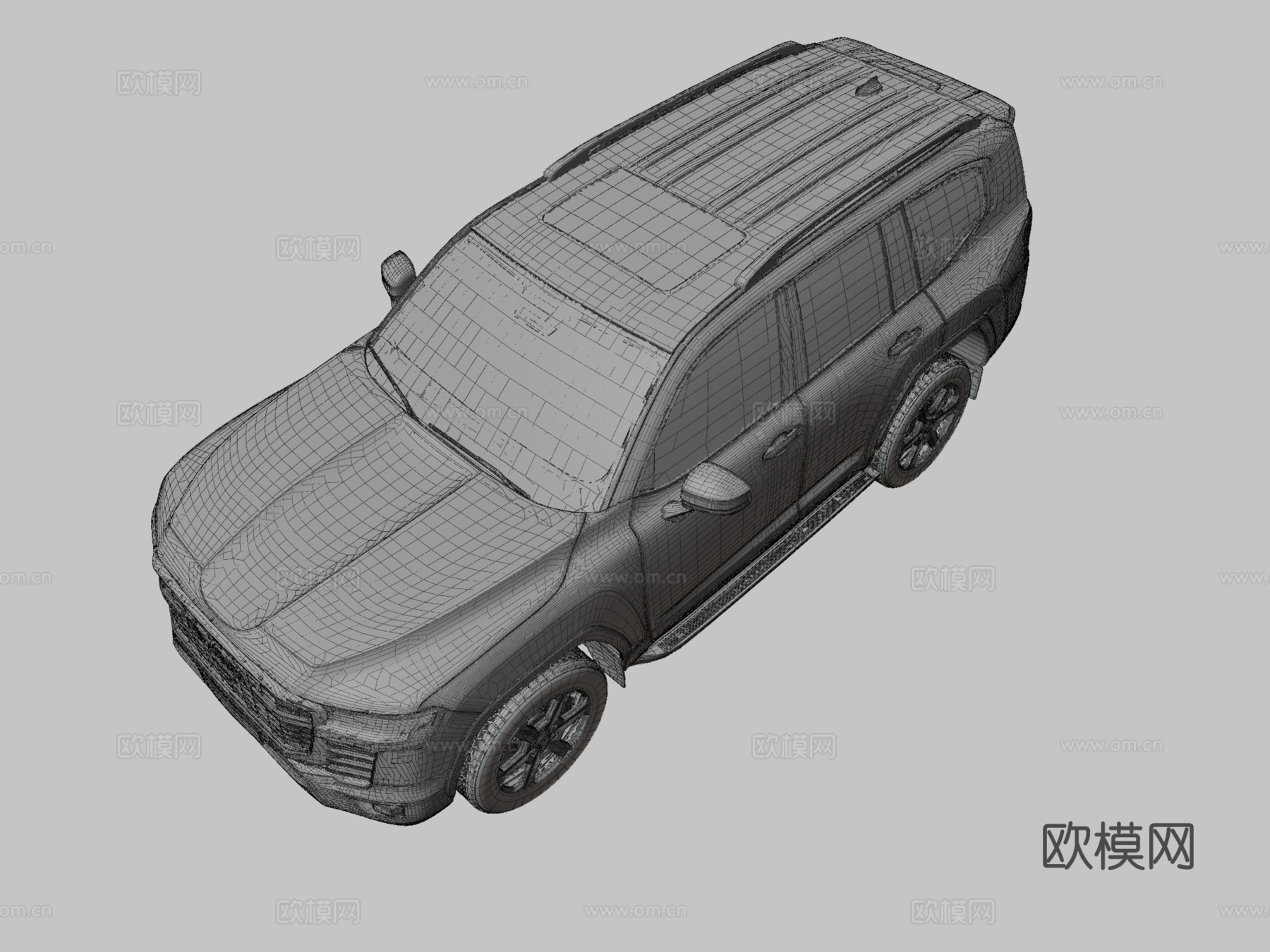 旅行车3d模型