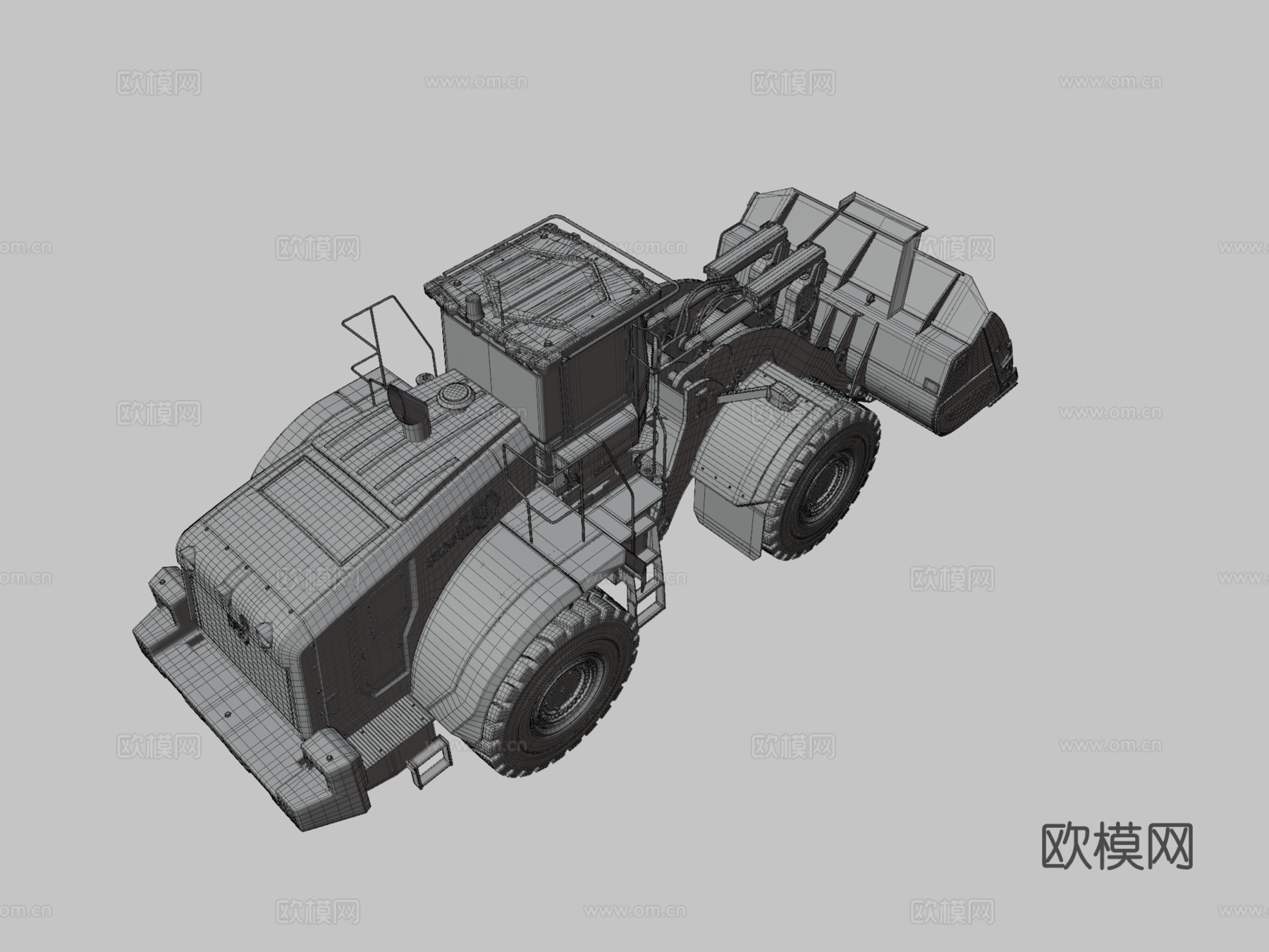 装载机 推土机3d模型