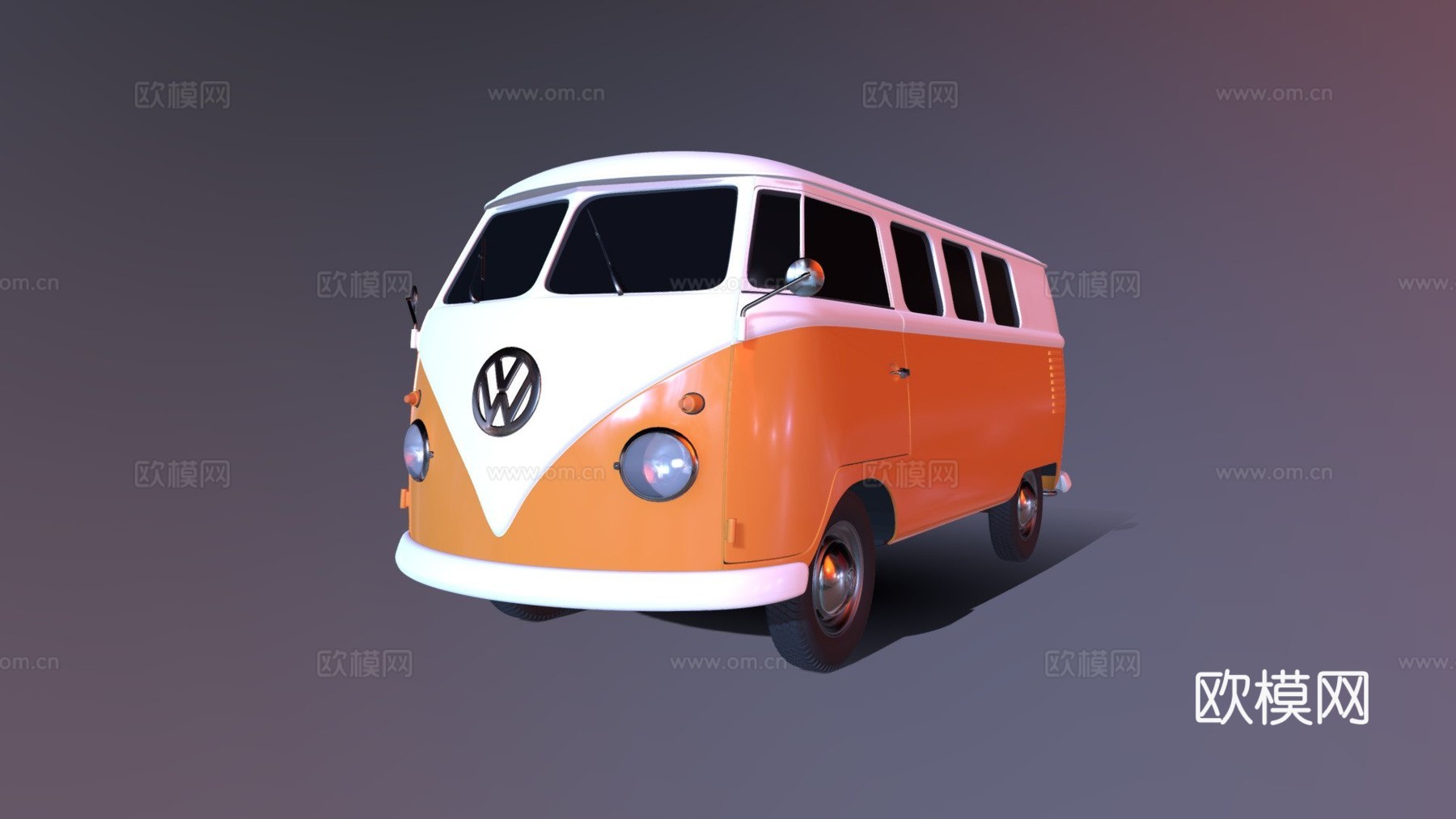 汽车 大巴 巴士3d模型