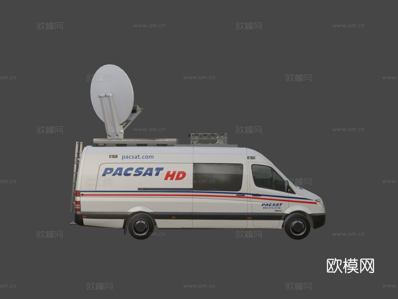 汽车 货车3d模型下载(渲染图7)