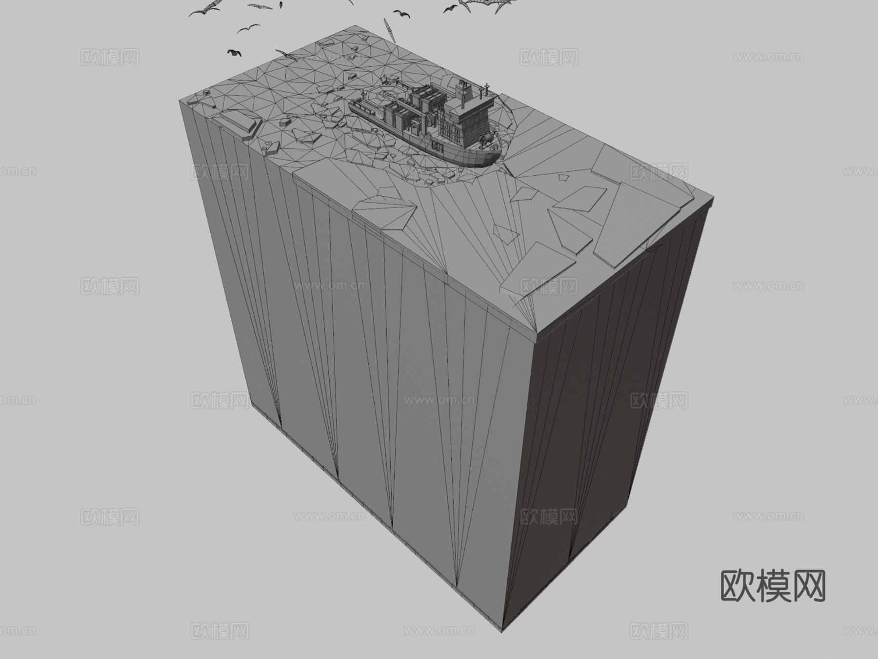 北极破冰船 影视动漫3d模型