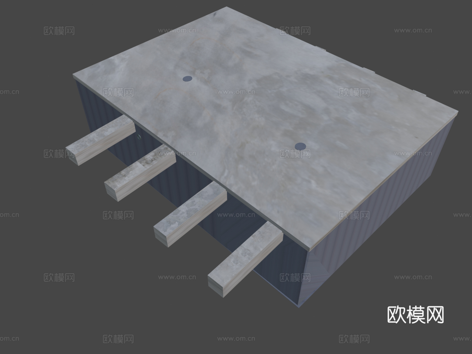 工业风仓库 车库3d模型