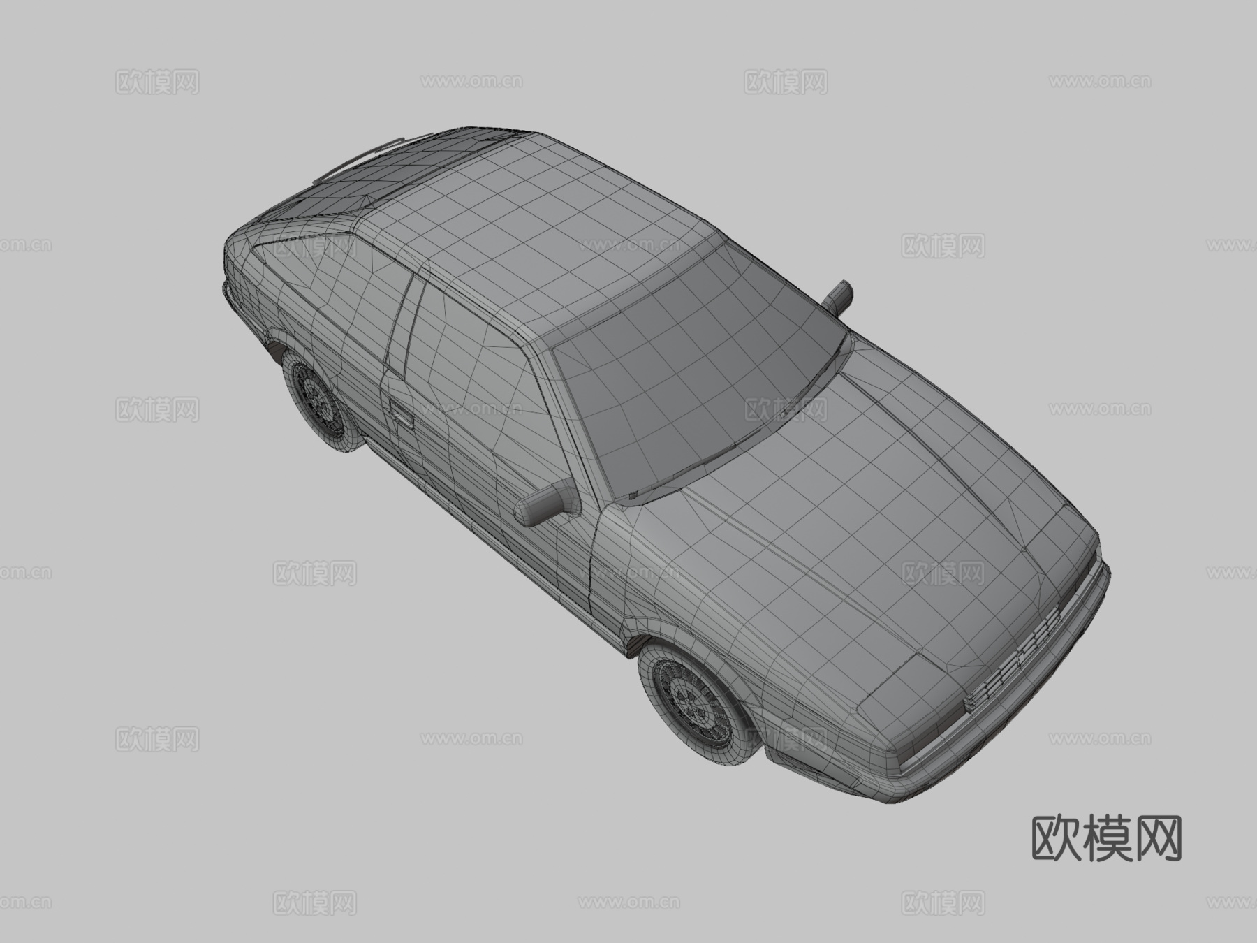 汽车 轿车 掀背车3d模型