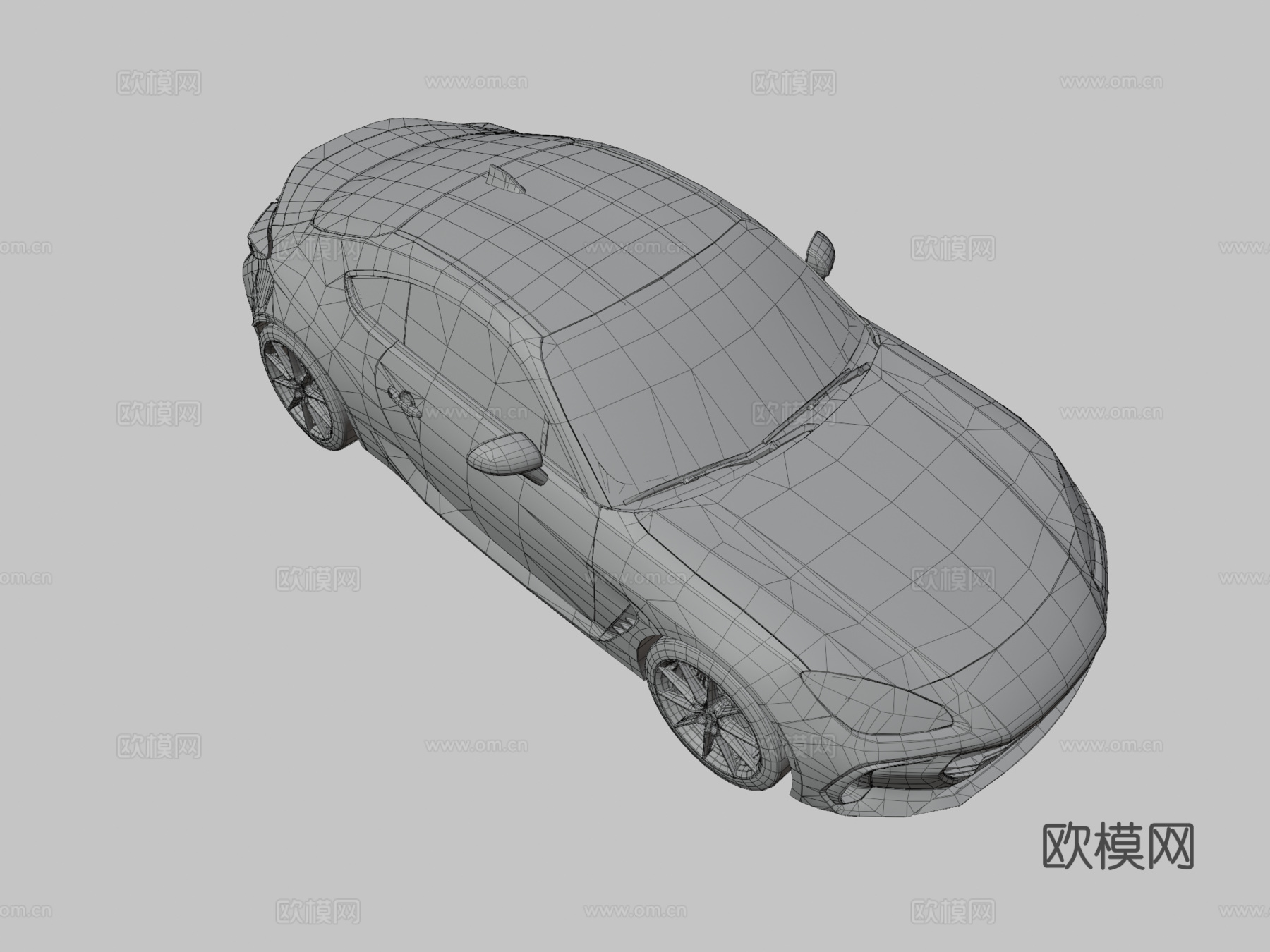 斯巴鲁汽车 轿车 跑车3d模型