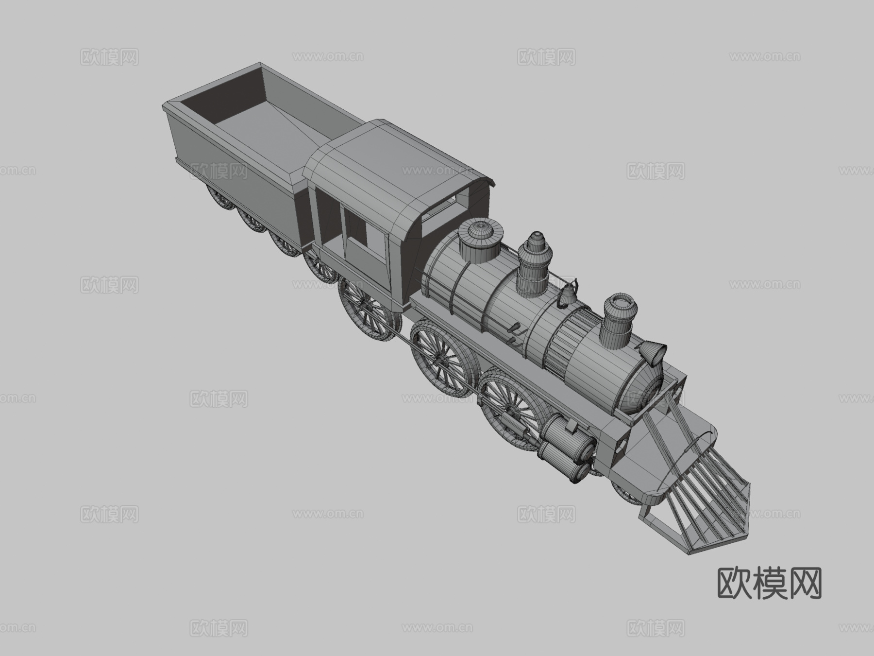 火车3d模型