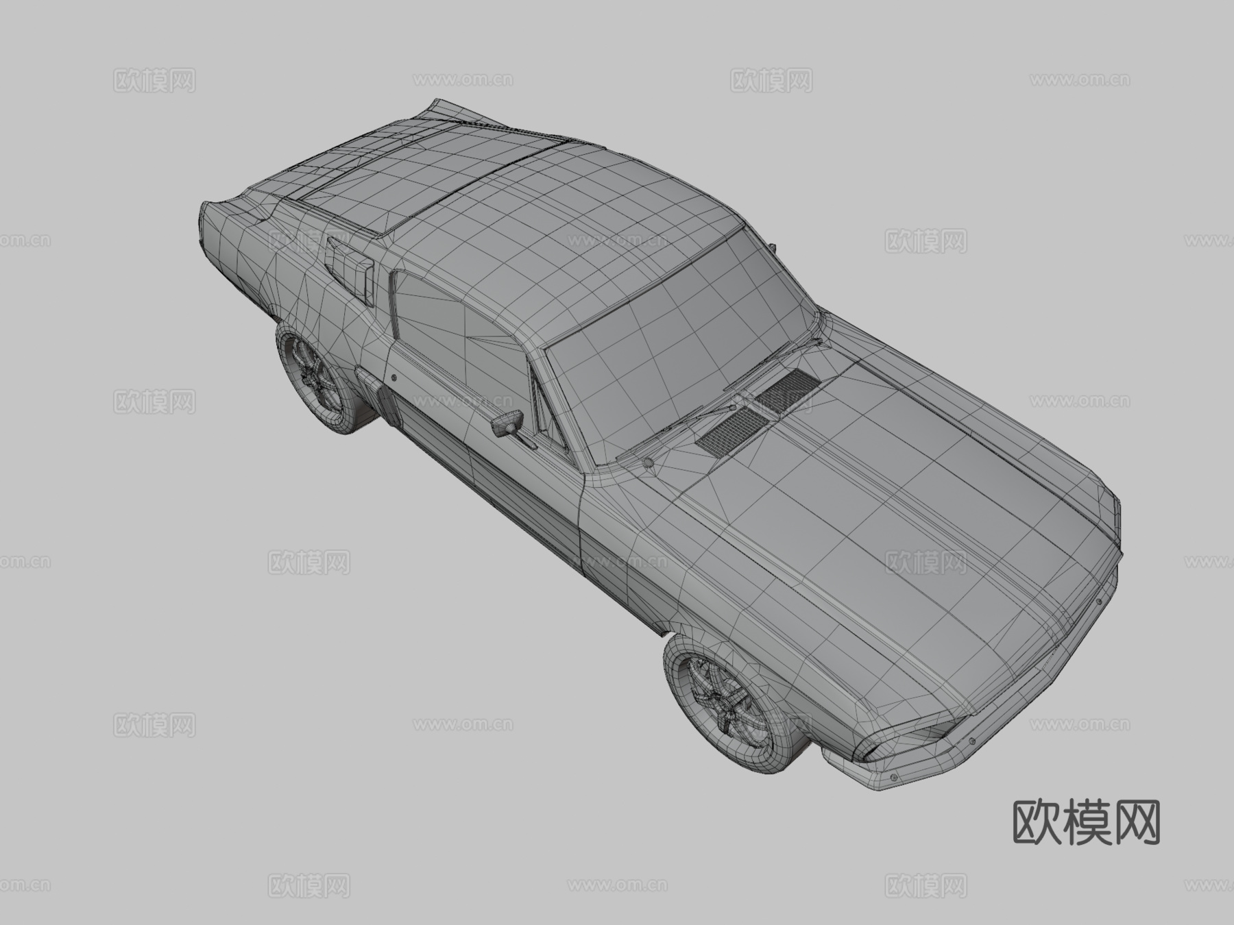 福特汽车3d模型