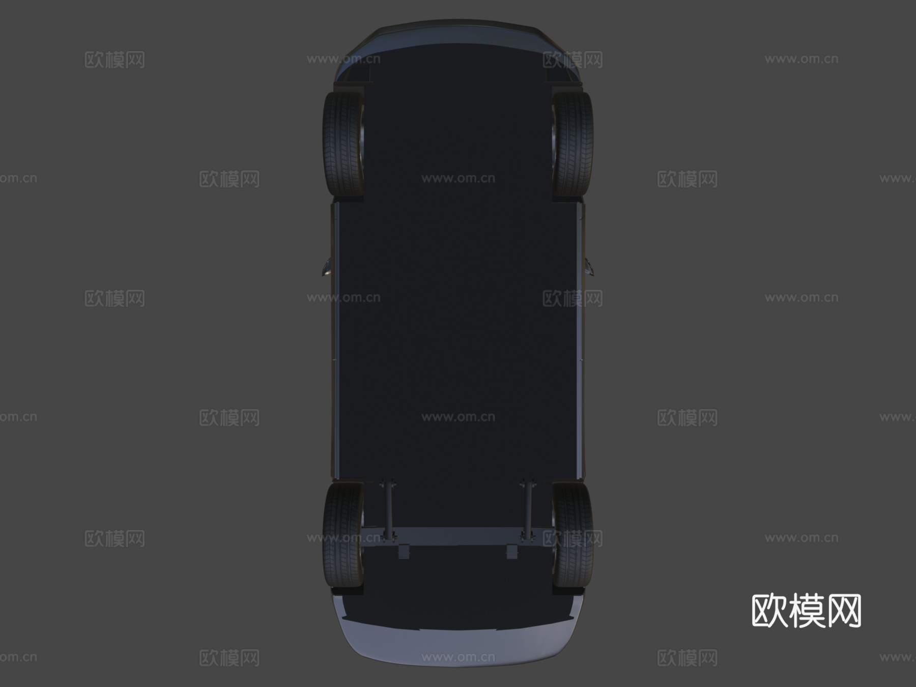 蓝色汽车 轿车 机动车3d模型