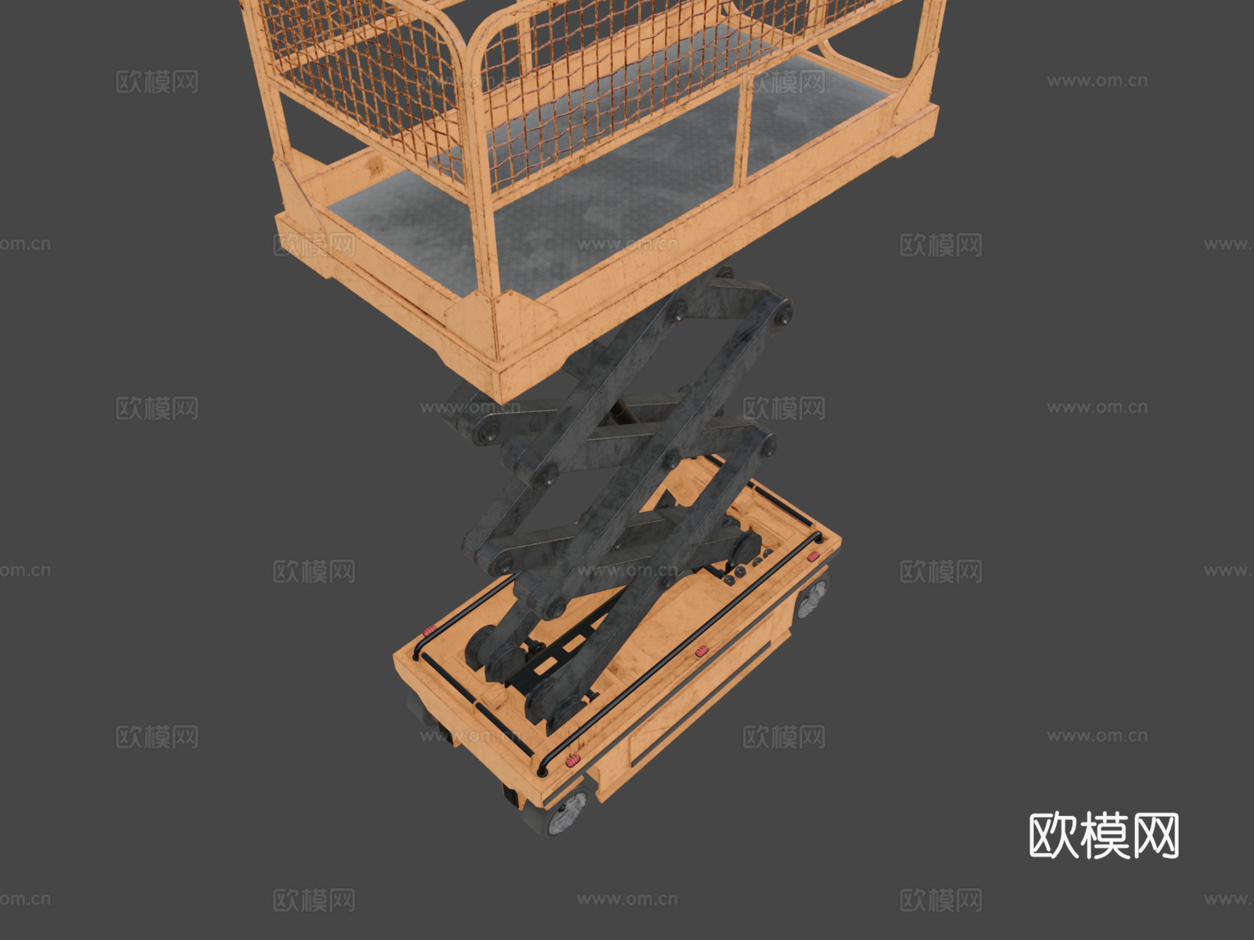 货物升降机3d模型