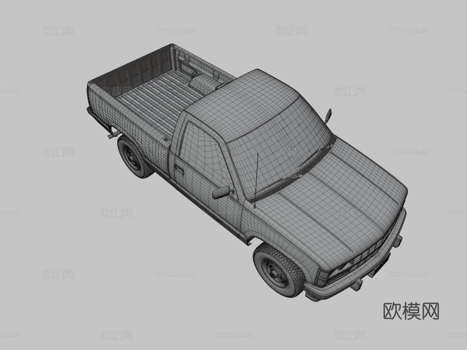 汽车 皮卡车3d模型