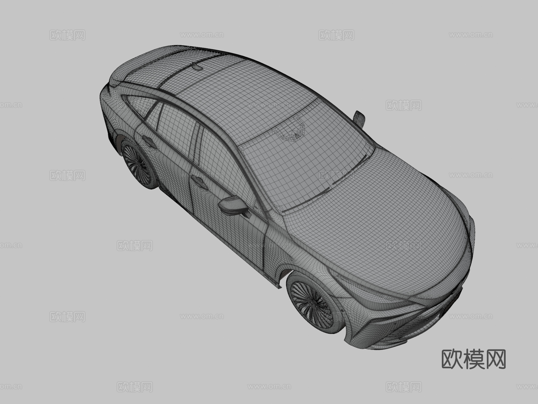 丰田汽车3d模型