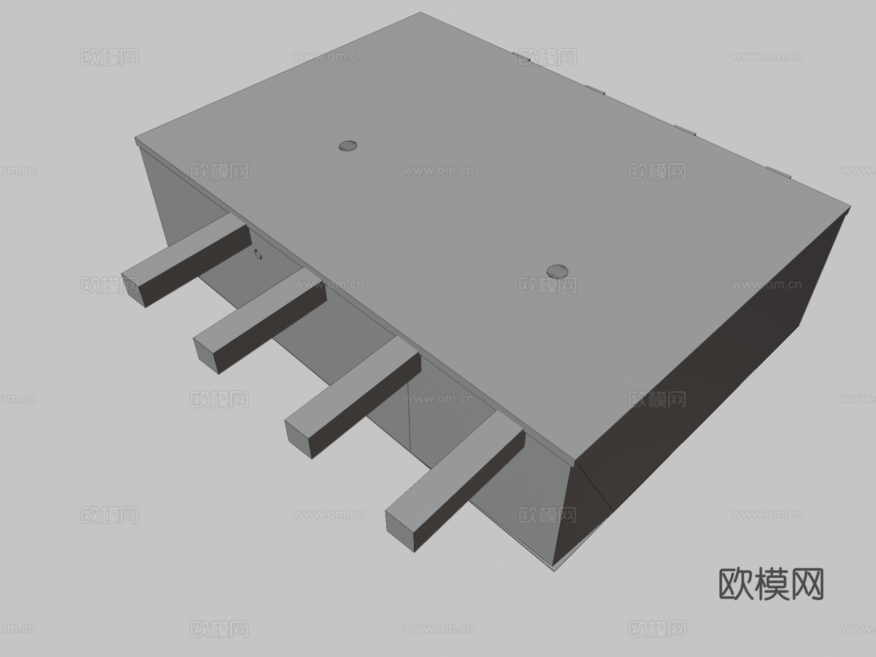 工业风仓库 车库3d模型