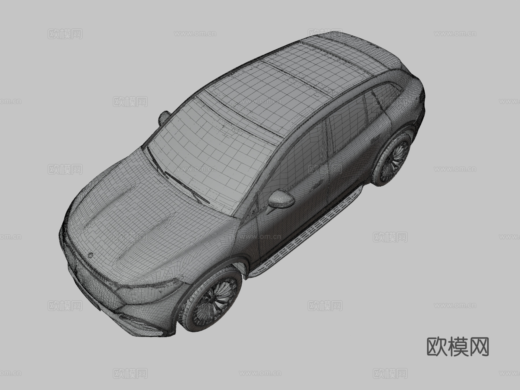 奔驰汽车 轿车3d模型