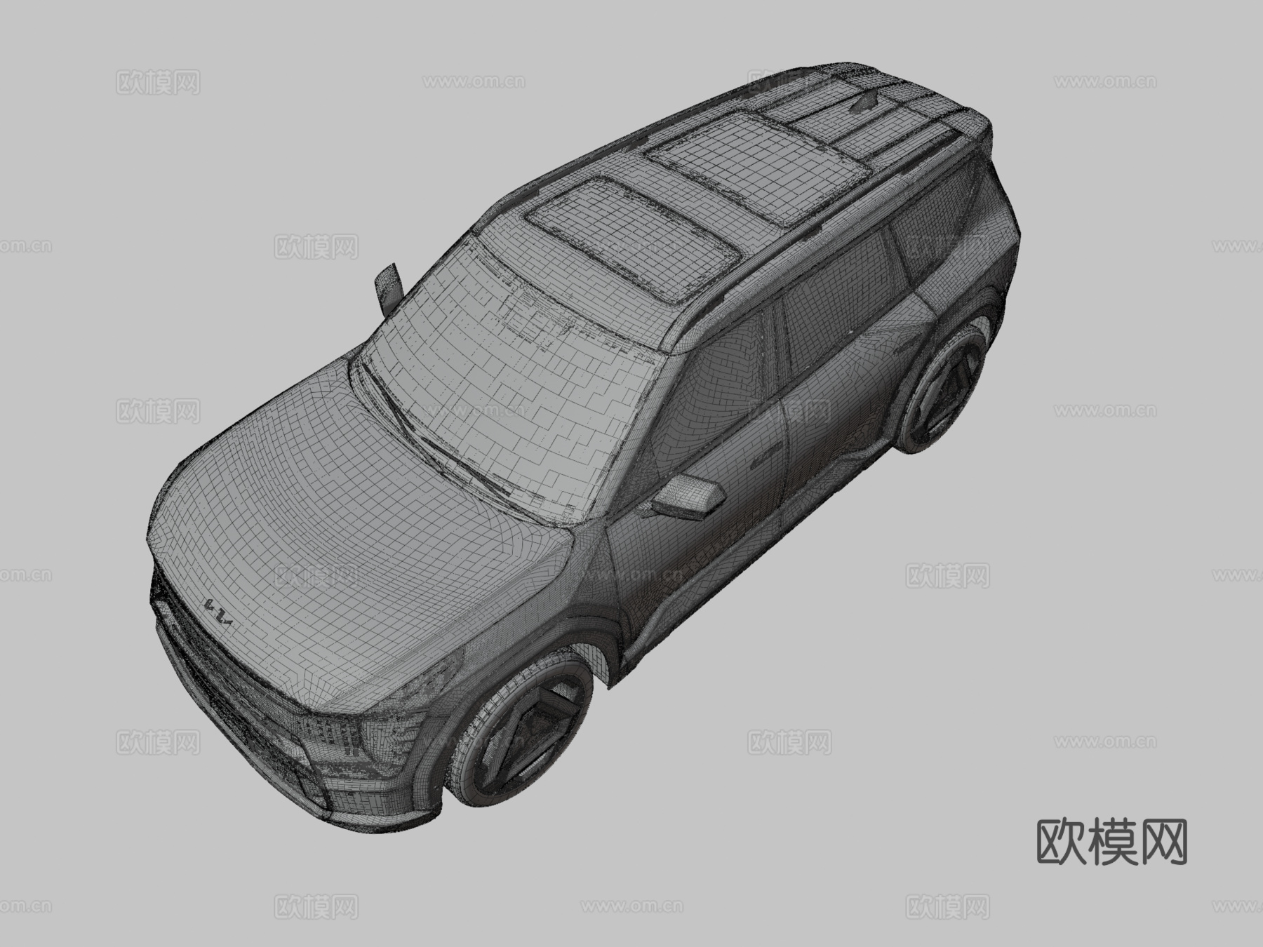 汽车 轿车 旅行车3d模型