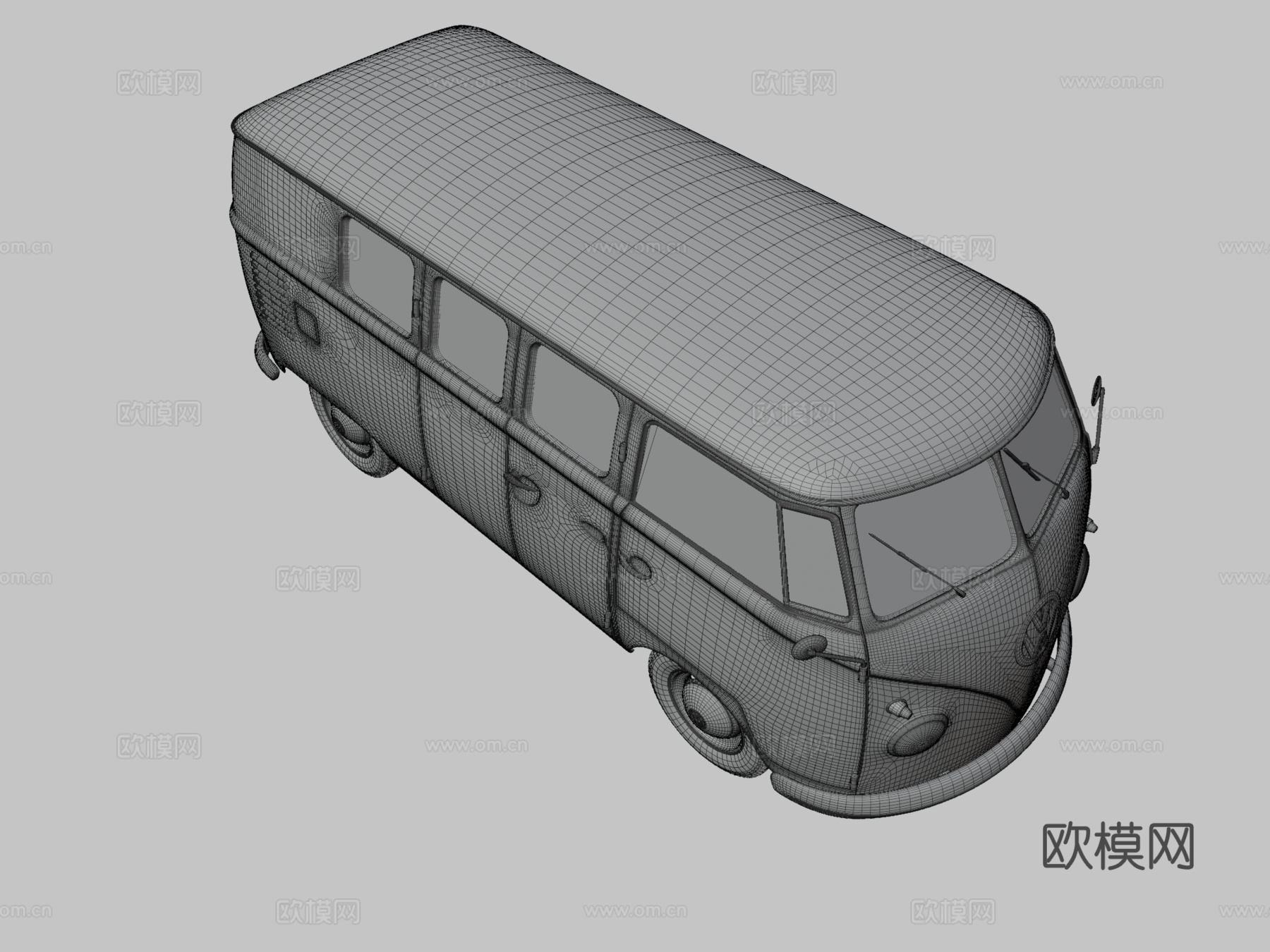 汽车 大巴 巴士3d模型