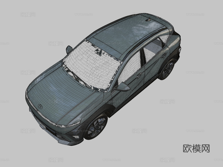 汽车 轿车 旅行车3d模型下载(渲染图2)