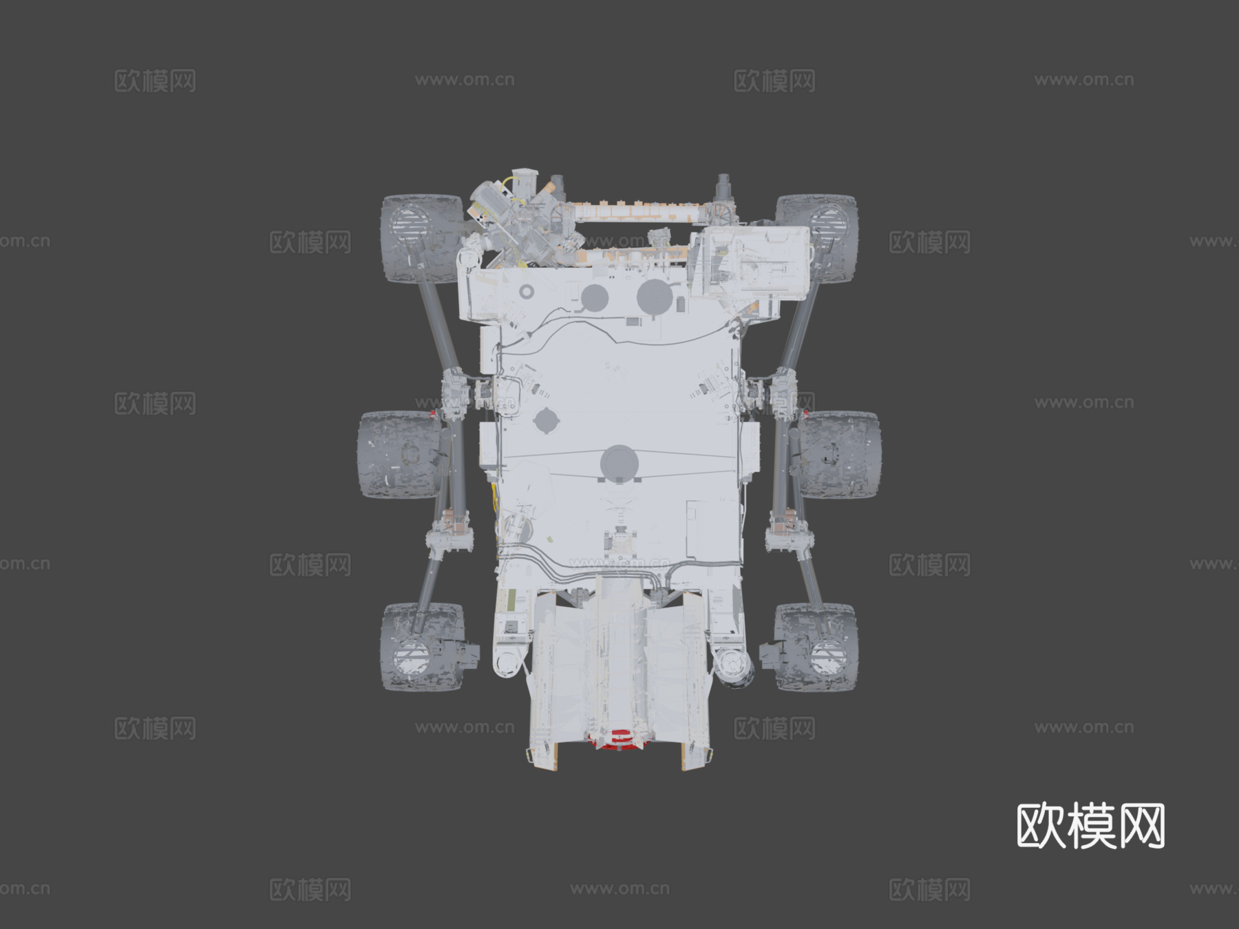 好奇号火星车3d模型