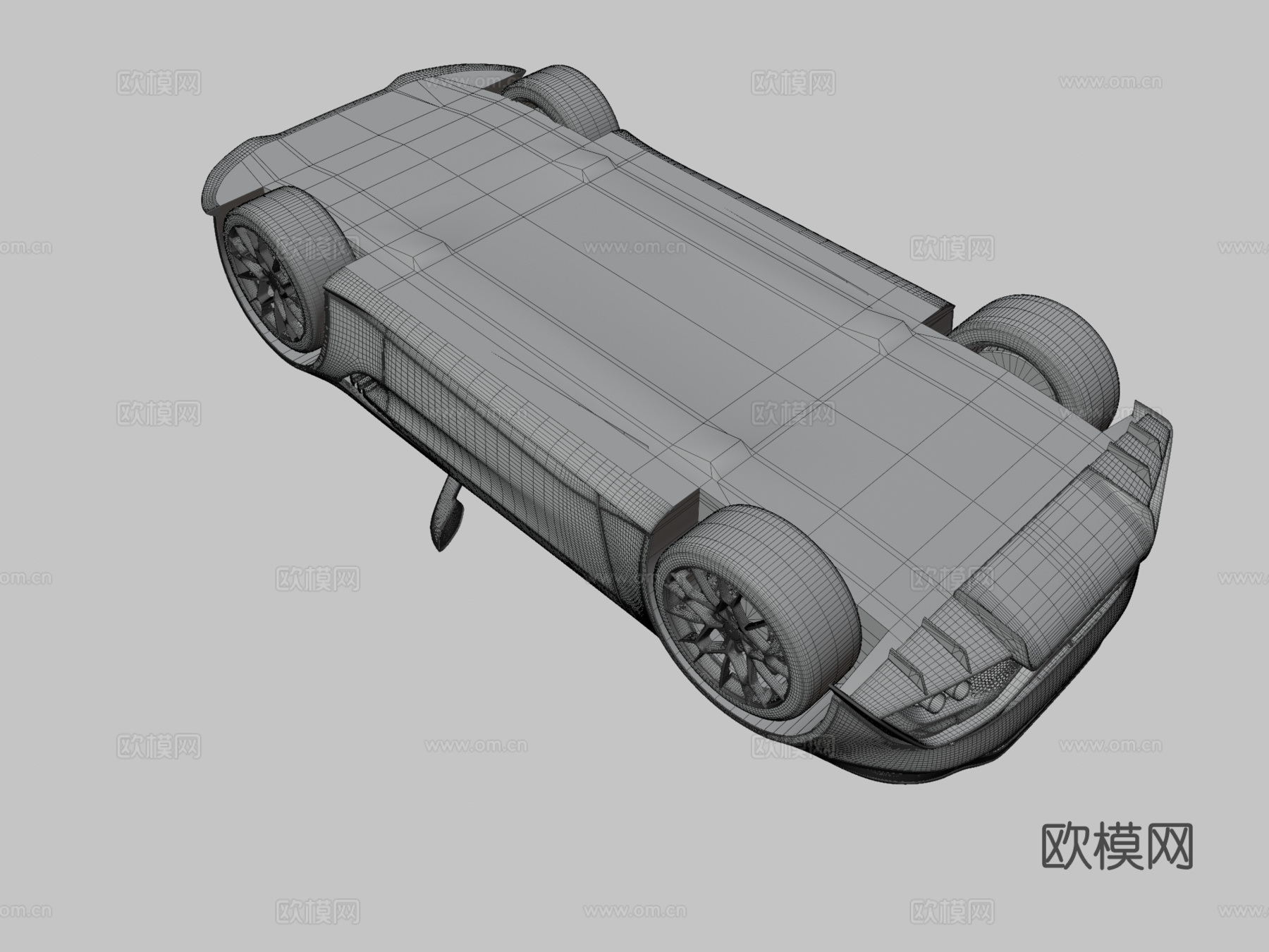 超跑3d模型