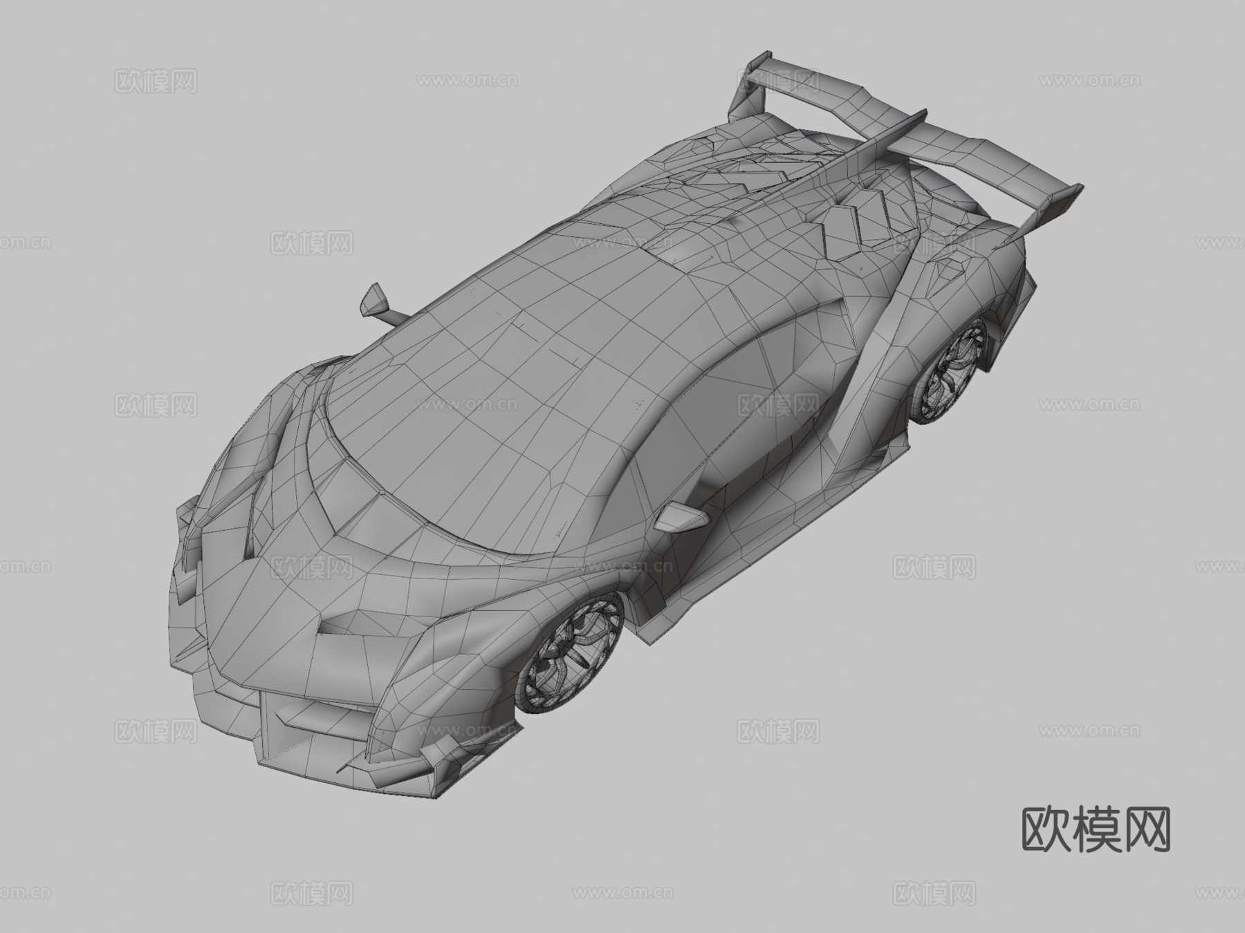 兰博基尼超跑3d模型