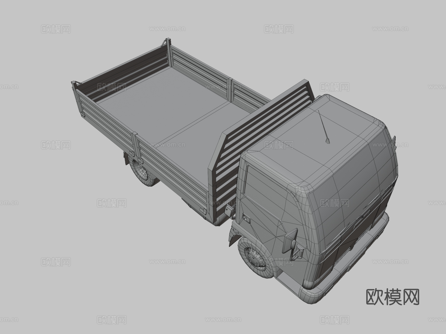 轻型卡车3d模型