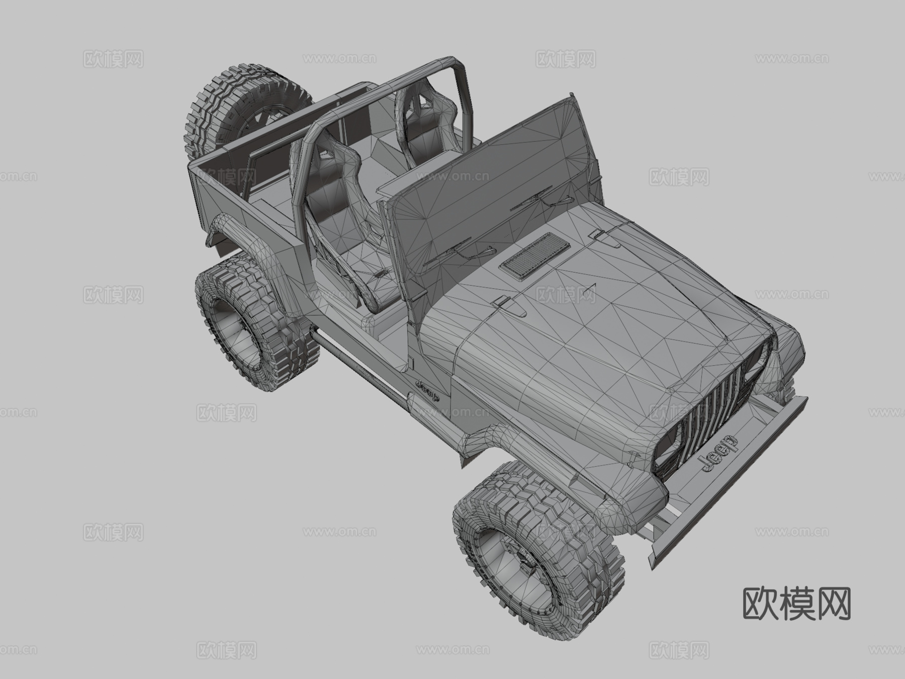 越野车3d模型