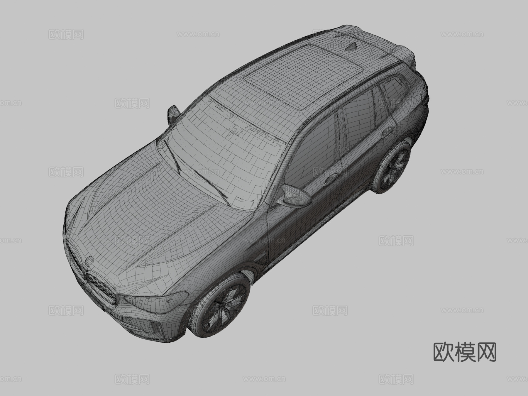 宝马汽车 轿车3d模型