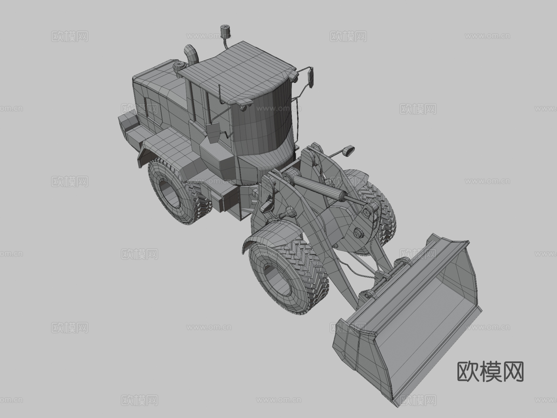 装载机 推土机3d模型