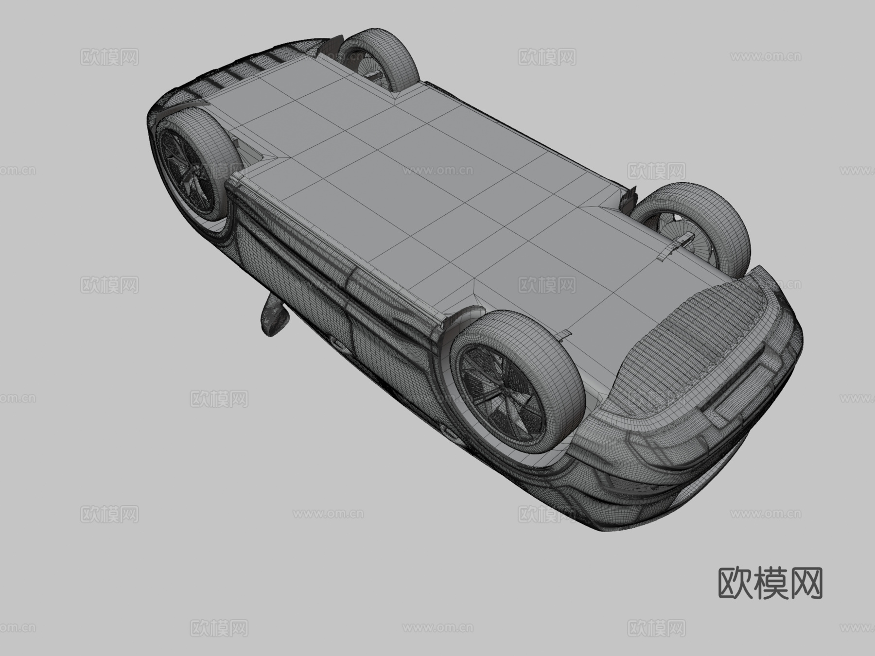 奥迪汽车3d模型