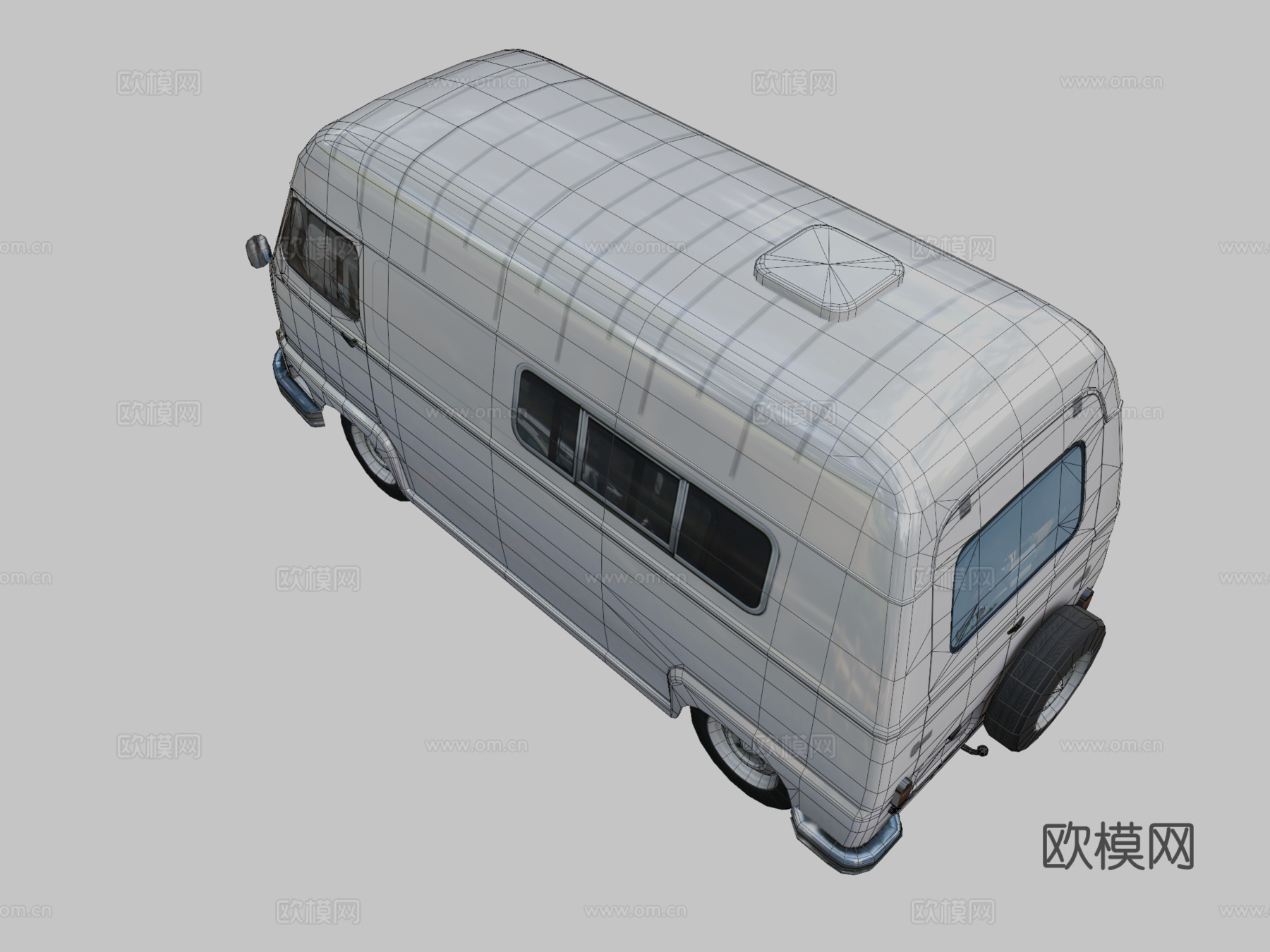 雷诺汽车 货车3d模型