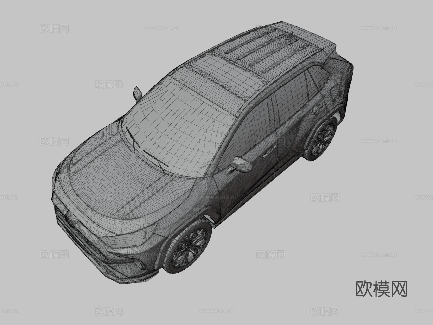 丰田汽车3d模型