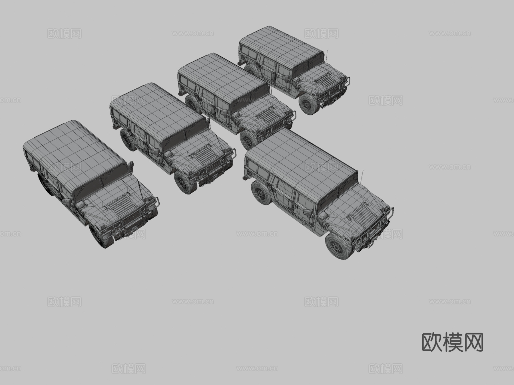 汽车 运输车 货车3d模型